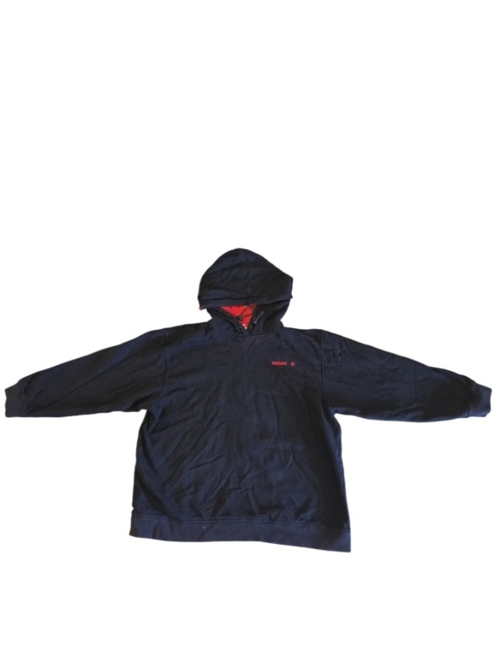 Ducatti Men's Black Hoodie Vest with Red Lining